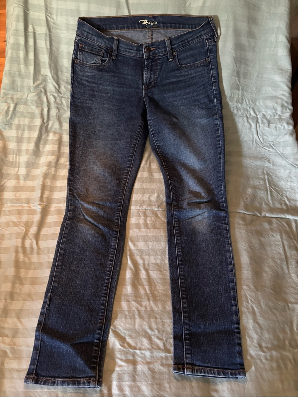 Old Navy Dark Blue Straight Leg Jeans
